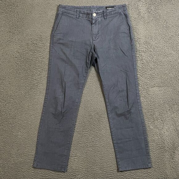Bonobos Pants Mens 30x30 Blue Slim Fit Chinos Stretch Preppy Casual - Picture 2 of 15